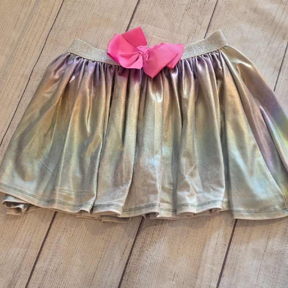 JoJo Siwa Iridescent Skort with Pink Bow
